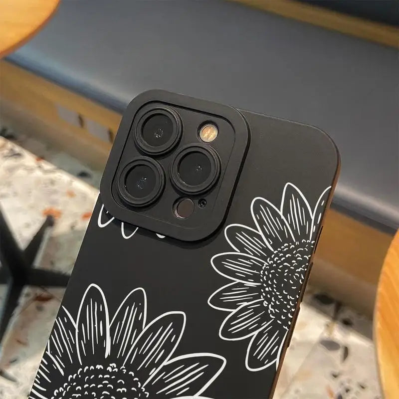 Sunflower Pattern Phone Case
