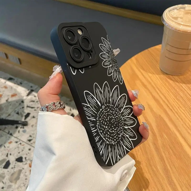 Sunflower Pattern Phone Case