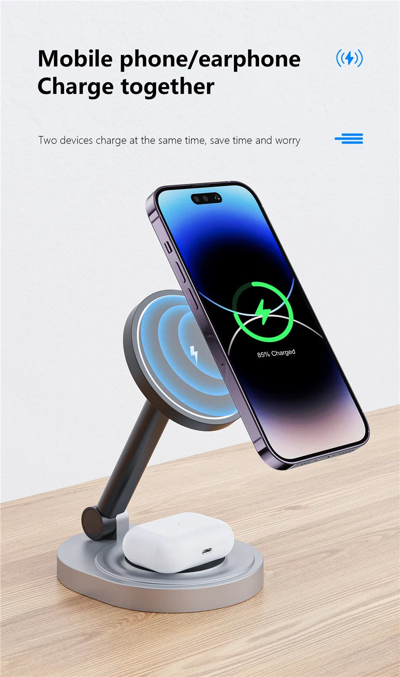 2 In 1 Magnetic Wireless Charger