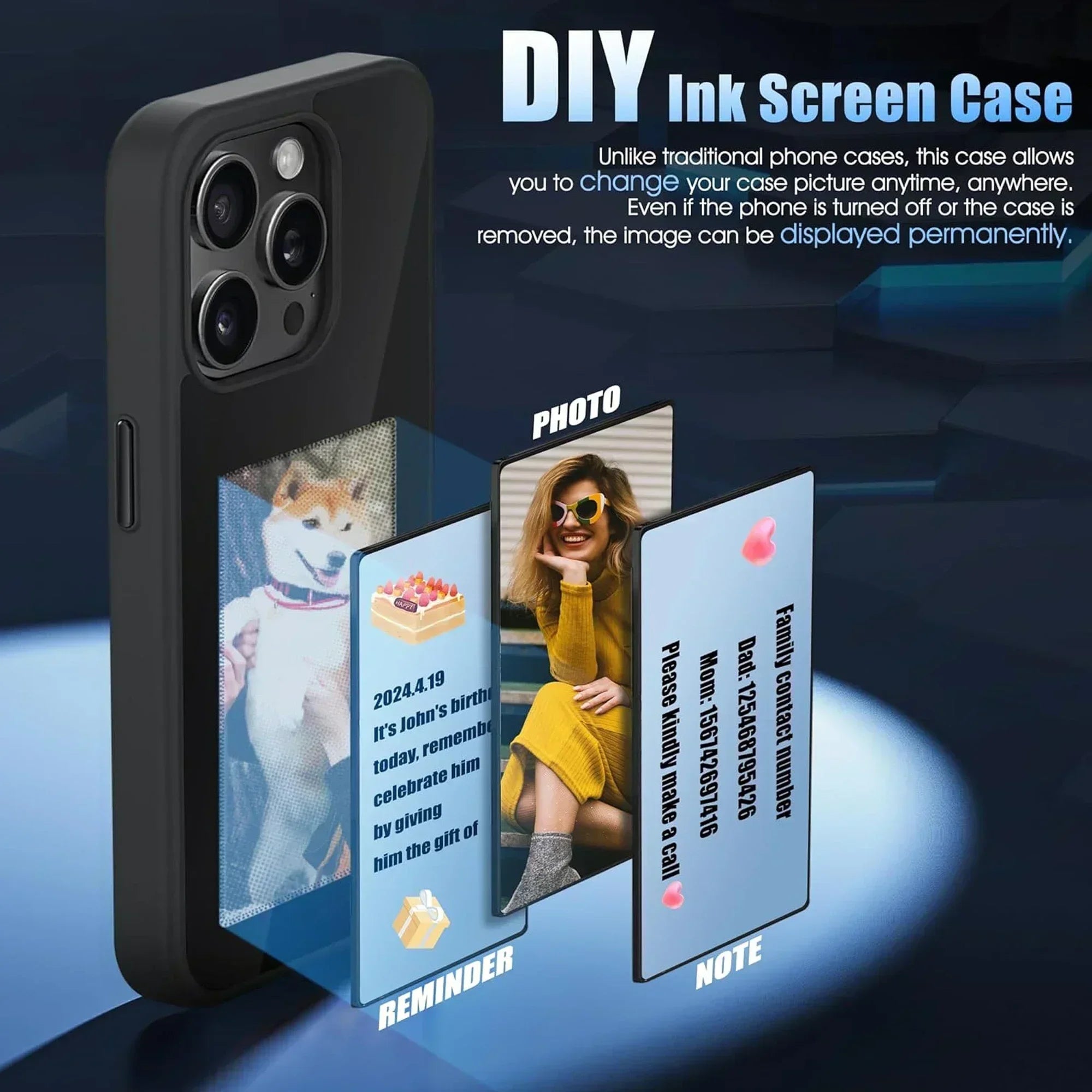 NFC Ink Screen Phone Full Coverage