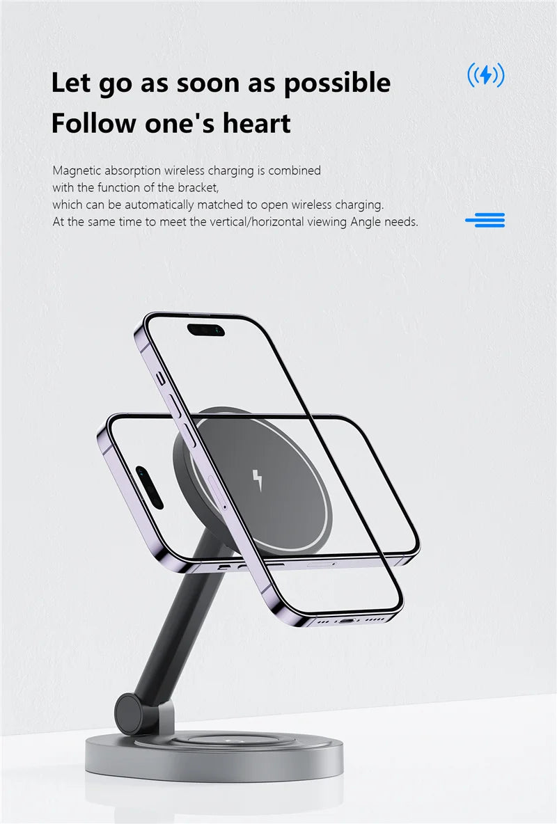 2 In 1 Magnetic Wireless Charger
