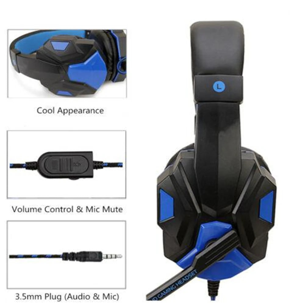 Wired PS4/PS5/Xbox/Smartphone/PC Headset Gaming