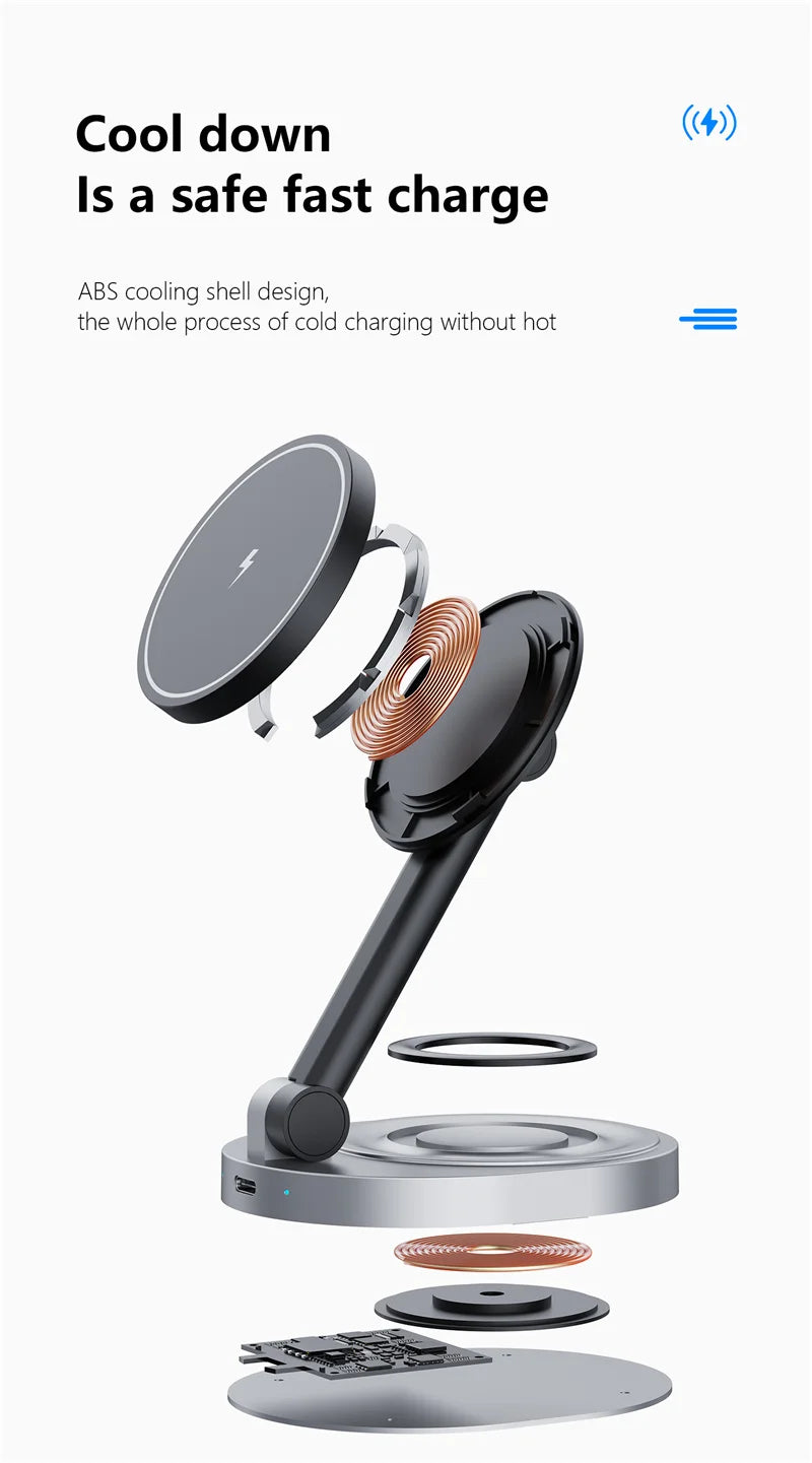 2 In 1 Magnetic Wireless Charger