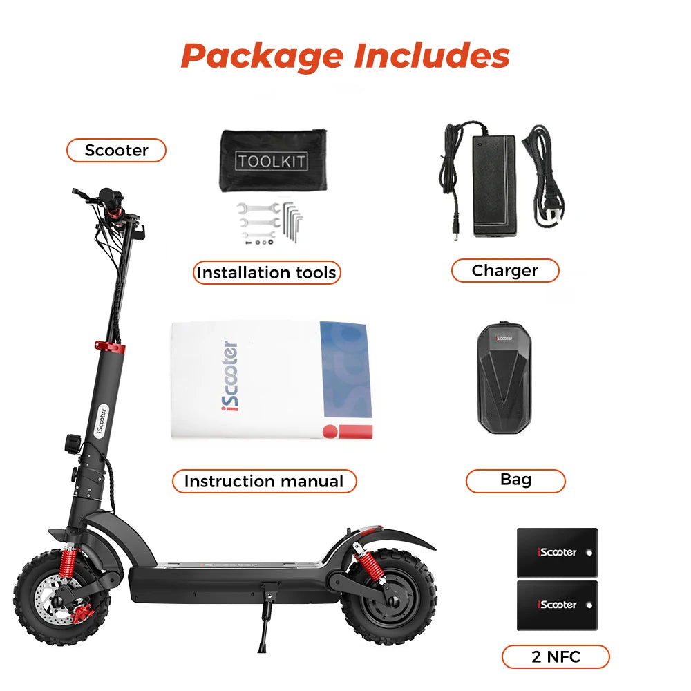 iScooter 1000W Electric Scooter 45km/h