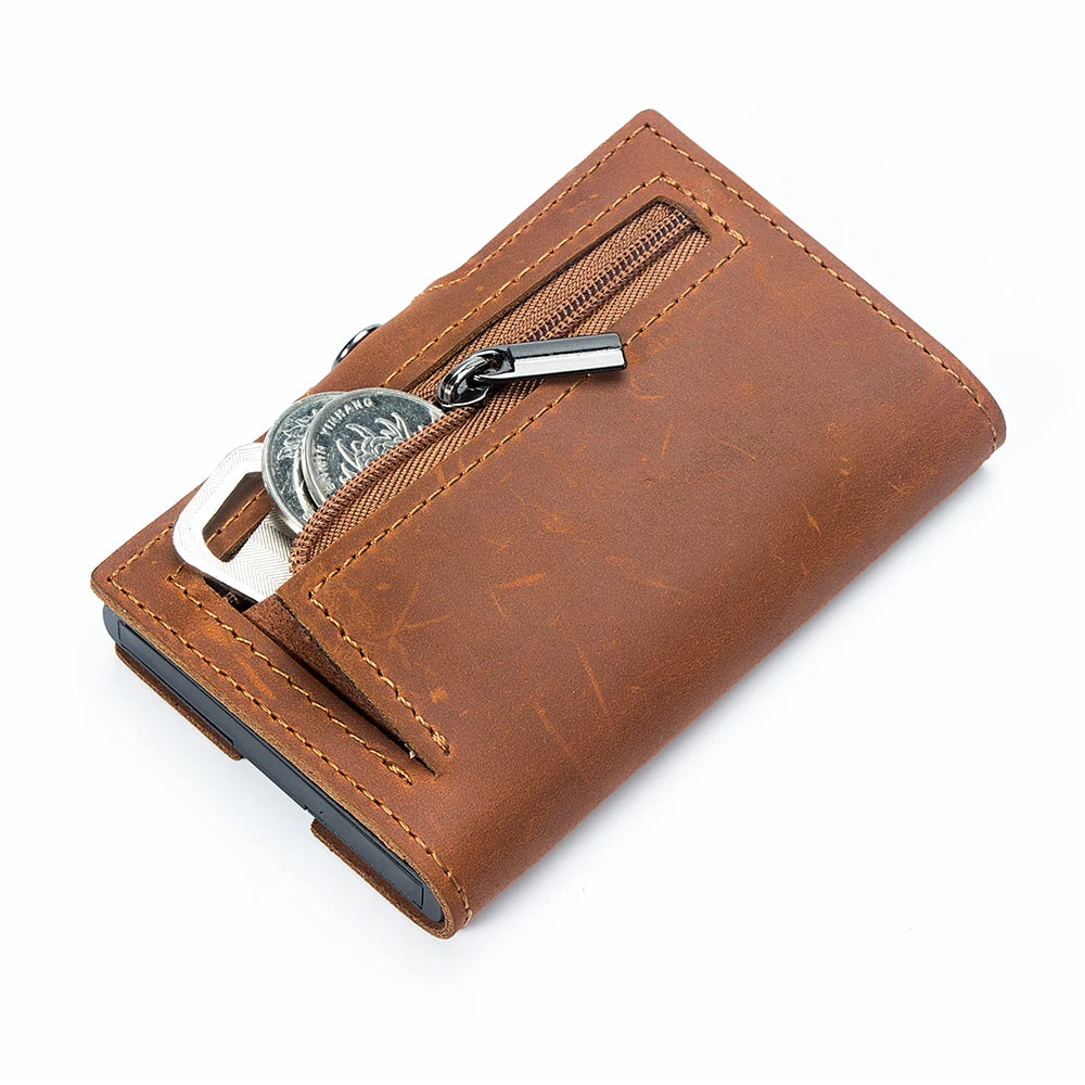 Men Wallets 100% Genuine Cow Leather