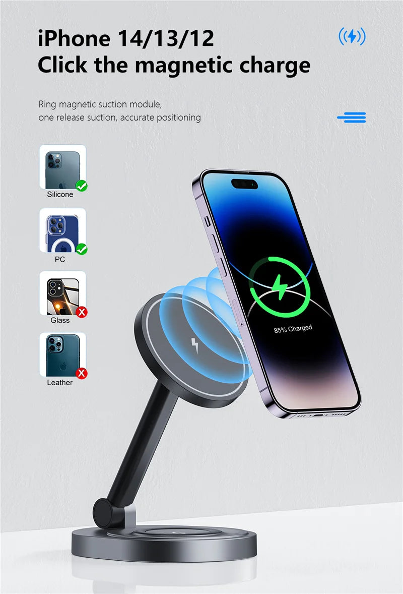 2 In 1 Magnetic Wireless Charger
