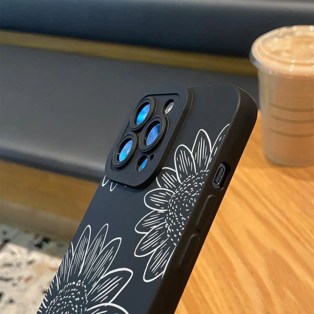 Sunflower Pattern Phone Case