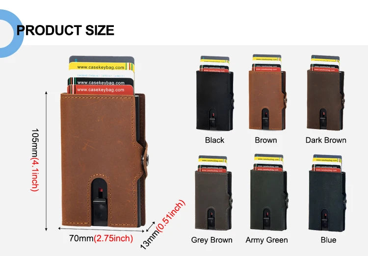 Men Wallets 100% Genuine Cow Leather