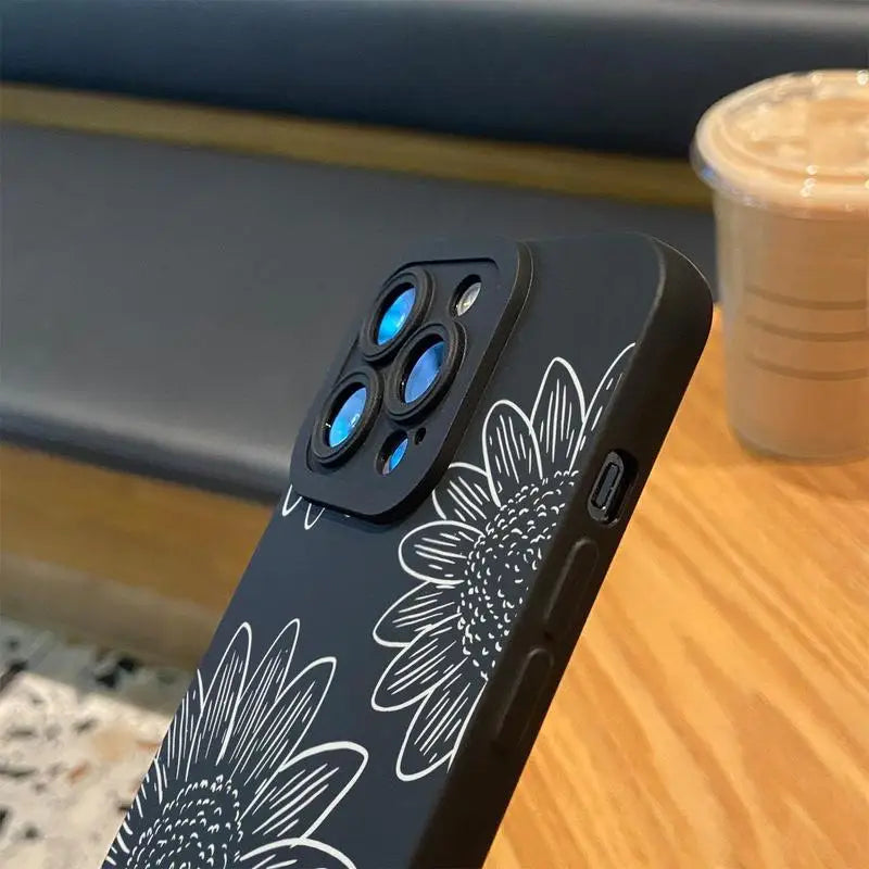 Sunflower Pattern Phone Case