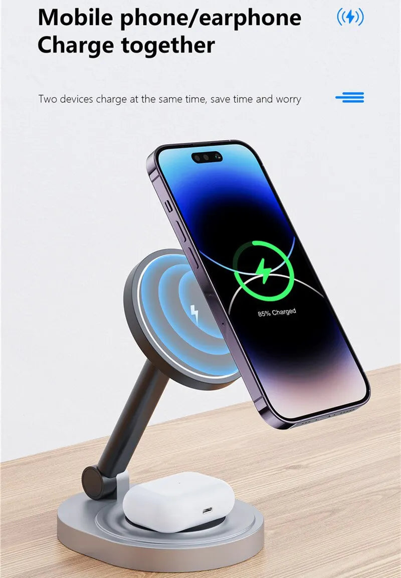 2 In 1 Magnetic Wireless Charger