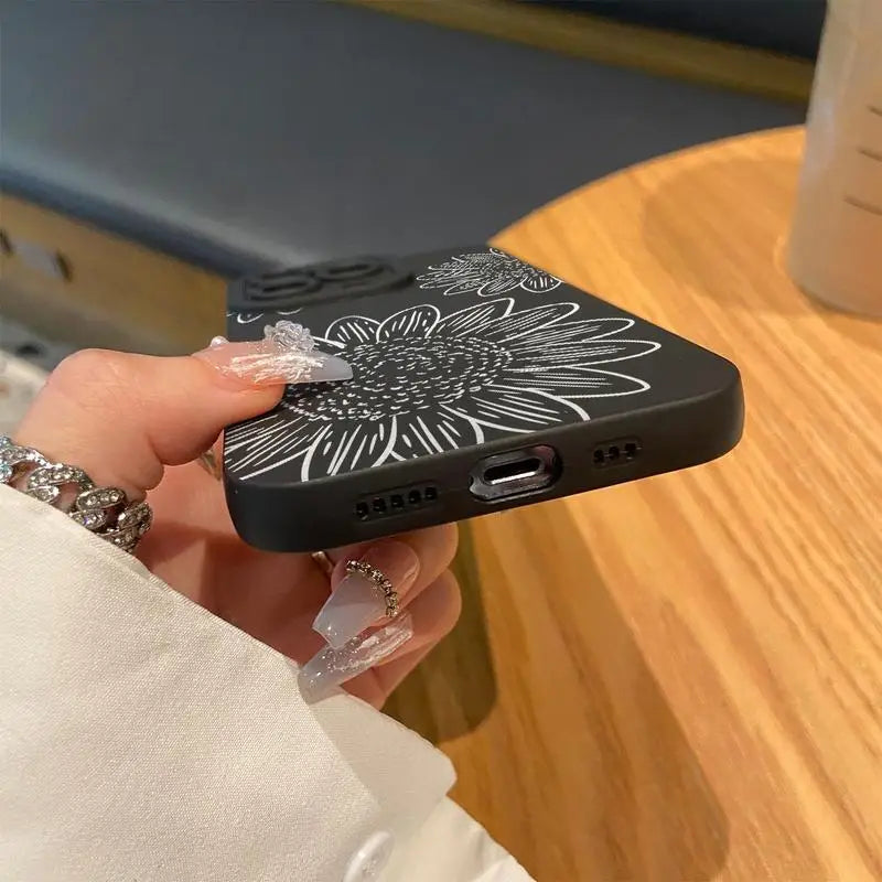 Sunflower Pattern Phone Case