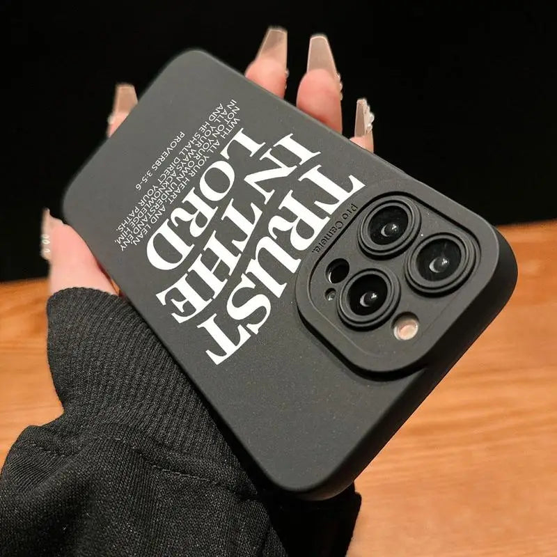 Letter Pattern Phone Case