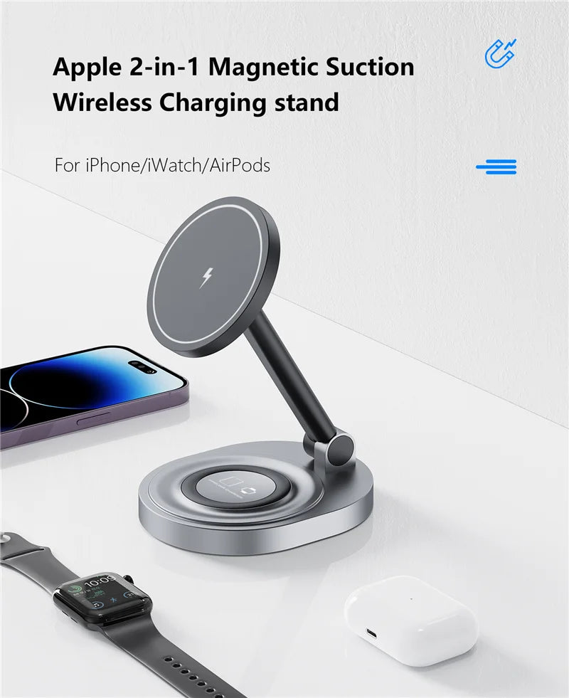 2 In 1 Magnetic Wireless Charger