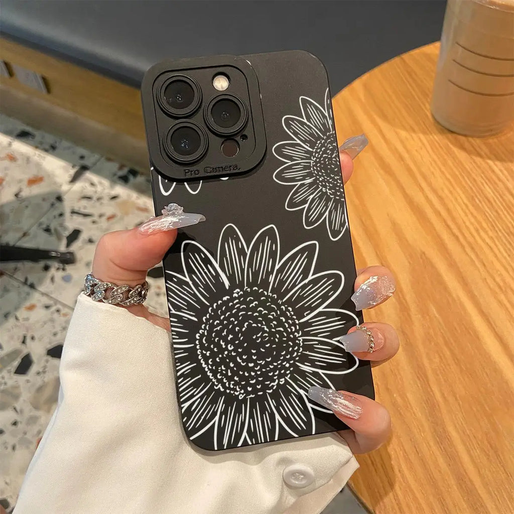 Sunflower Pattern Phone Case