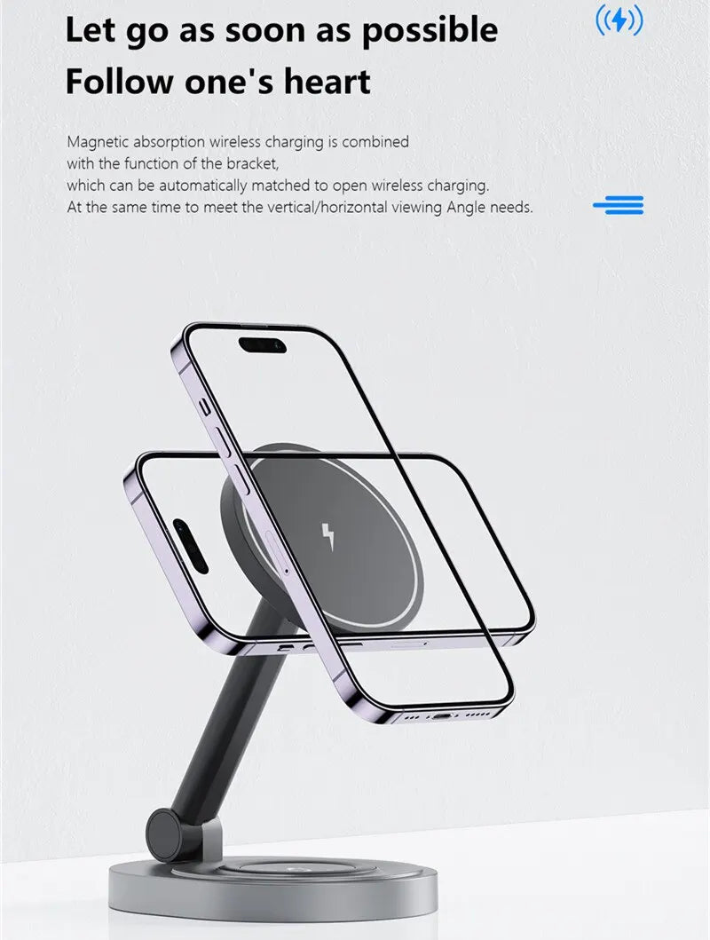 2 In 1 Magnetic Wireless Charger