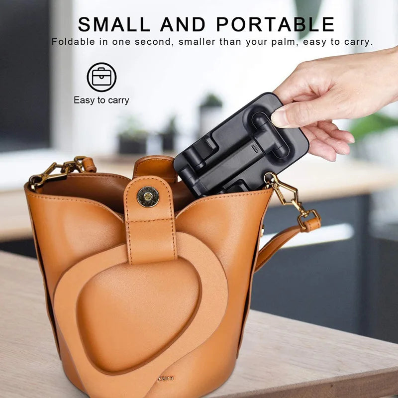 Foldable ABS Desktop Mobile Phone